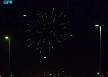 الألعاب النارية تزين سماء القصيم احتفالًا باستضافة بطولة كأس العالم 2034