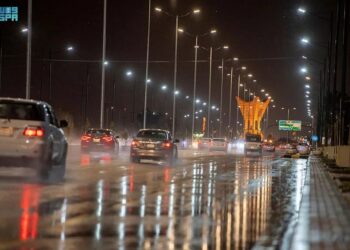 أمطار خفيفة إلى متوسطة على منطقة الجوف ومحافظاتها