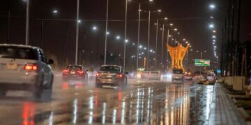 أمطار خفيفة إلى متوسطة على منطقة الجوف ومحافظاتها