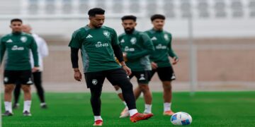 الأخضر يختتم استعداداته لملاقاة عمان في نصف نهائي خليجي 26