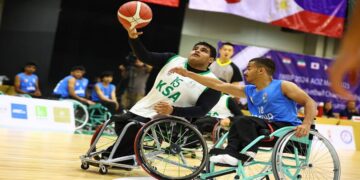 "الهاجري": حققنا مكتسبات مهمة في أول مشاركة للأخضر بالبطولة الآسيوية لسلة الكراسي المتحركة