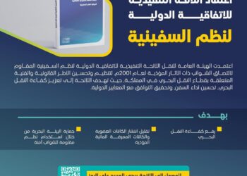 “هيئة النقل” تعتمد اللائحة التنفيذية للاتفاقية الدولية بشأن ضبط النظم المقاومة لالتصاق الشوائب ذات الآثار المؤذية