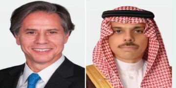 “فيصل بن فرحان وبلينكن يبحثان المستجدات الإقليمية”
