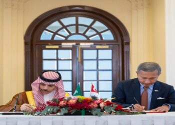 السعودية وسنغافورة توقّعان مذكرة تفاهم لإنشاء مجلس الشراكة الاستراتيجية