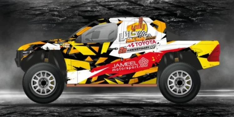 اللجنة الفنية لرالي حائل تويوتا الدولي 2025 تجري فحص المركبات المشاركة في السباق