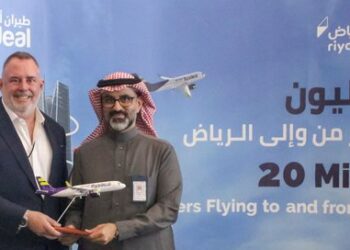 طيران أديل تحتفي بنقل 20 مليون مسافر من وإلى الرياض