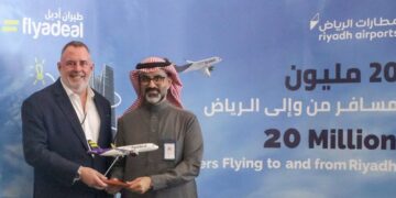 طيران أديل تحتفي بنقل 20 مليون مسافر من وإلى الرياض