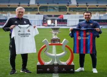 ريال مدريد يواجه برشلونة غدًا في نهائي كأس السوبر الإسباني بجدة