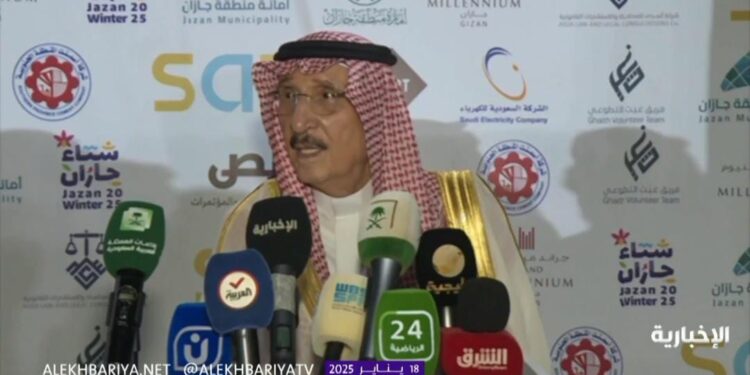 أمير جازان: متفائلون بمستقبل مزهر للمنطقة بسبب موقعها الاستراتيجي ومشاريع ضخمة قادمة لجذب الاستثمارات