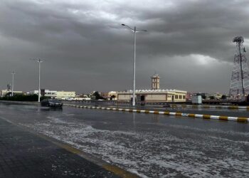 “أمطار غزيرة تزين سماء طريف وتنعش الأرض في الحدود الشمالية”