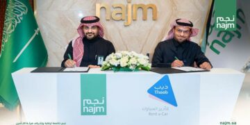 تعاون مشترك بين شركة “نجم” و ” شركة ذيب لتأجير السيارات”