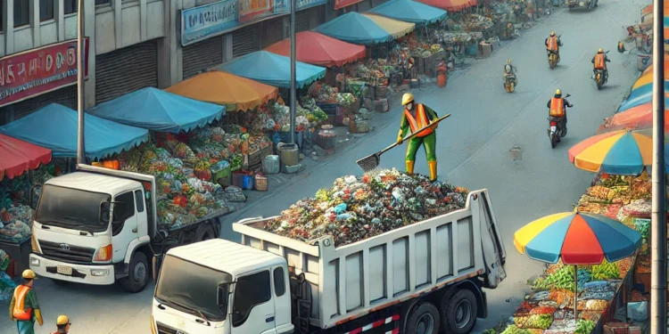 رفع أكثر من 84 ألف طن من متروكات الباعة المخالفين بالشرقية