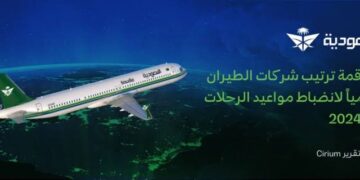 “السعودية” تتصدر شركات الطيران عالمياً في انضباط مواعيد مغادرة الرحلات عام 2024