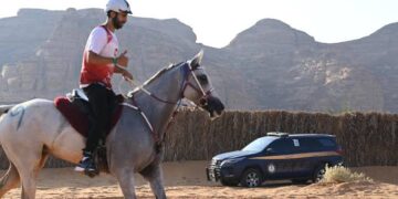 القوات الخاصة للأمن والحماية تنفذ مهامها في سباق درب العلا 2025