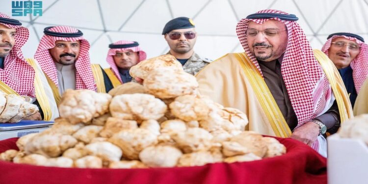 أمير القصيم يزور مهرجان الفقع في شري ويؤكد أهمية تفعيل الصناعات التحويلية للتسويق بجودة عالية