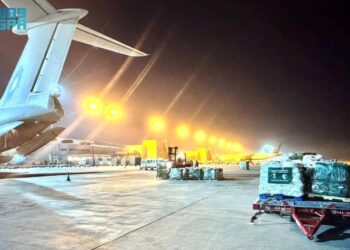 مغادرة الطائرة الإغاثية السعودية الحادية عشرة التي يسيّرها مركز الملك سلمان للإغاثة لمساعدة الشعب السوري