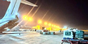 مغادرة الطائرة الإغاثية السعودية الحادية عشرة التي يسيّرها مركز الملك سلمان للإغاثة لمساعدة الشعب السوري