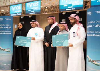 طيران ناس يحتفل بتدشين أولى رحلاته المباشرة بين الرياض وعنتيبي في أوغندا