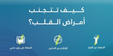 6 خطوات للوقاية من أمراض القلب