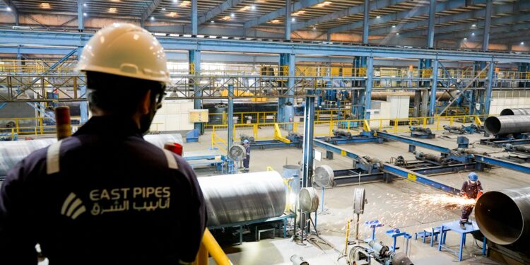 أنابيب الشرق تدشن خط إنتاج جديد لأنابيب الصلب بعقد 48 مليون ريال