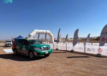 هيئة الهلال الأحمر السعودي بحائل تشارك برالي حائل تويوتا الدولي 2025