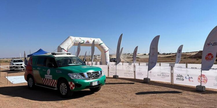 هيئة الهلال الأحمر السعودي بحائل تشارك برالي حائل تويوتا الدولي 2025