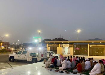 فرع الأمر بالمعروف بمنطقة الباحة يفعّل المصلى المتنقل في الأماكن