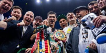 بيفول ينتزع الألقاب الخمسة من بيتربييف ويتوّج بطلاً للعالم بلا منازع في الوزن خفيف الثقيل