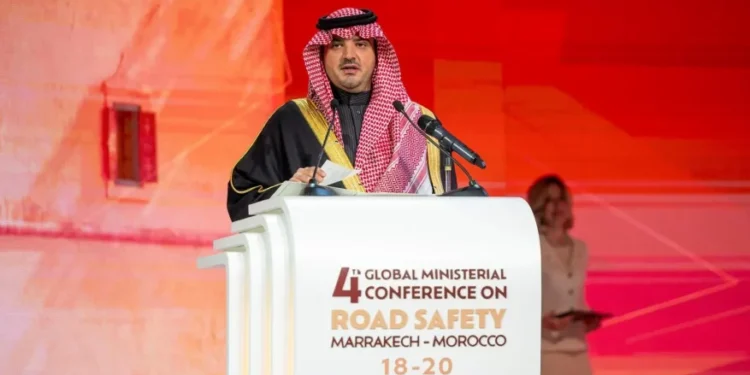 عبدالعزيز بن سعود يرأس وفد المملكة المشارك بالمؤتمر الوزاري العالمي الرابع لسلامة الطرق