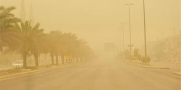 توقعات الطقس: رياح نشطة وأتربة مثارة مع فرصة لهطول أمطار في بعض المناطق