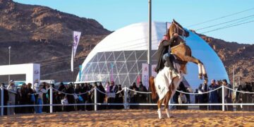 فعالية “استعراض الخيول” تجذب زوار رالي حائل تويوتا الدولي