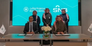 البنك الأهلي السعودي و”روشن” يوقعان اتفاقية تمويل بقيمة ملياري ريال لتطوير “واجهة روشن”