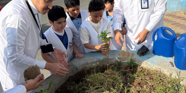 بيئة العاصمة المقدسة تستكمل تشجير مدينة الملك عبدالله الطبية