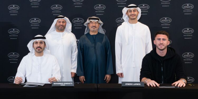 “إيمريك لابورت”.. ثالث أيقونة عالمية تمتلك بنتهاوس في “بوغاتي ريزيدنسز” من بن غاطي