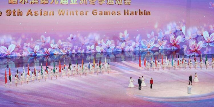 الرئيس الصيني يفتتح دورة الألعاب الآسيوية الشتوية التاسعة في هاربن