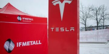 تسلا توسع استثماراتها في الصين بمصنع بطاريات عملاق في شنغهاي (إنفو جراف)