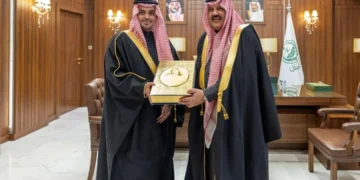 أمير منطقة حائل يستقبل رئيس اللجنة الوطنية للترفيه في اتحاد الغرف السعودية