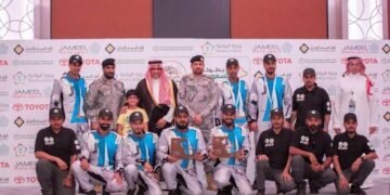 فريق حرس الحدود السعودي يحقق المركز الأول في رالي حائل الدولي 2025 (فئة T2 ستوك)