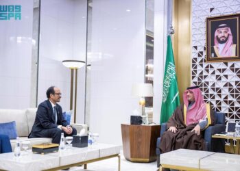 الأمير عبدالعزيز بن سعود يستقبل الممثل الخاص للأمين العام للأمم المتحدة للحد من مخاطر الكوارث