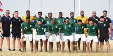 المنتخب السعودي للكرة الشاطئية يختتم معسكر الرياض ويغادر إلى الإمارات
