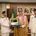 أمير جازان يتسلم التقرير السنوي لقيادة حرس الحدود بالمنطقة للعام 2024