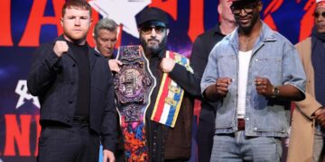 ألفاريز وسكول يتواجهان في المؤتمر الصحفي الأول قبل نزالهما المرتقب في “موسم الرياض”