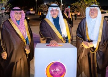 محافظ الأحساء يُدشِّن النسخة الثانية من مهرجان “ليالي كفو الرمضانية”