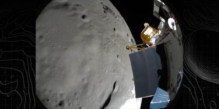 هبوط ناجح لمركبة الفضاء أثينا على سطح القمر