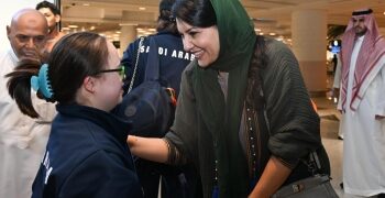 سمو الأميرة ريما بنت بندر تستقبل وفد الأولمبياد الخاص السعودي