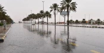 أمطار كثيفة على منطقة الباحة