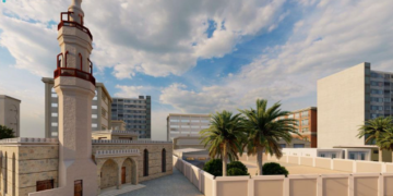 مشروع الأمير محمد بن سلمان لتطوير المساجد التاريخية يُجّدد مسجد النجدي في فرسان