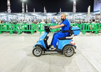 تجمع المدينة الصحي يطلق خدمة السكوتر الإسعافي لخدمة زوار المسجد النبوي