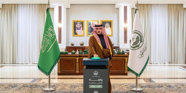 أمير منطقة الجوف يدشّن مشاركة منطقة الجوف في حملة “جود المناطق2”