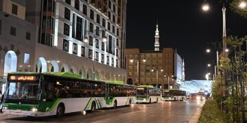 “حافلات المدينة” تدشّن 3 محطات فرعية مجانية لتسهيل الوصول إلى المسجد النبوي